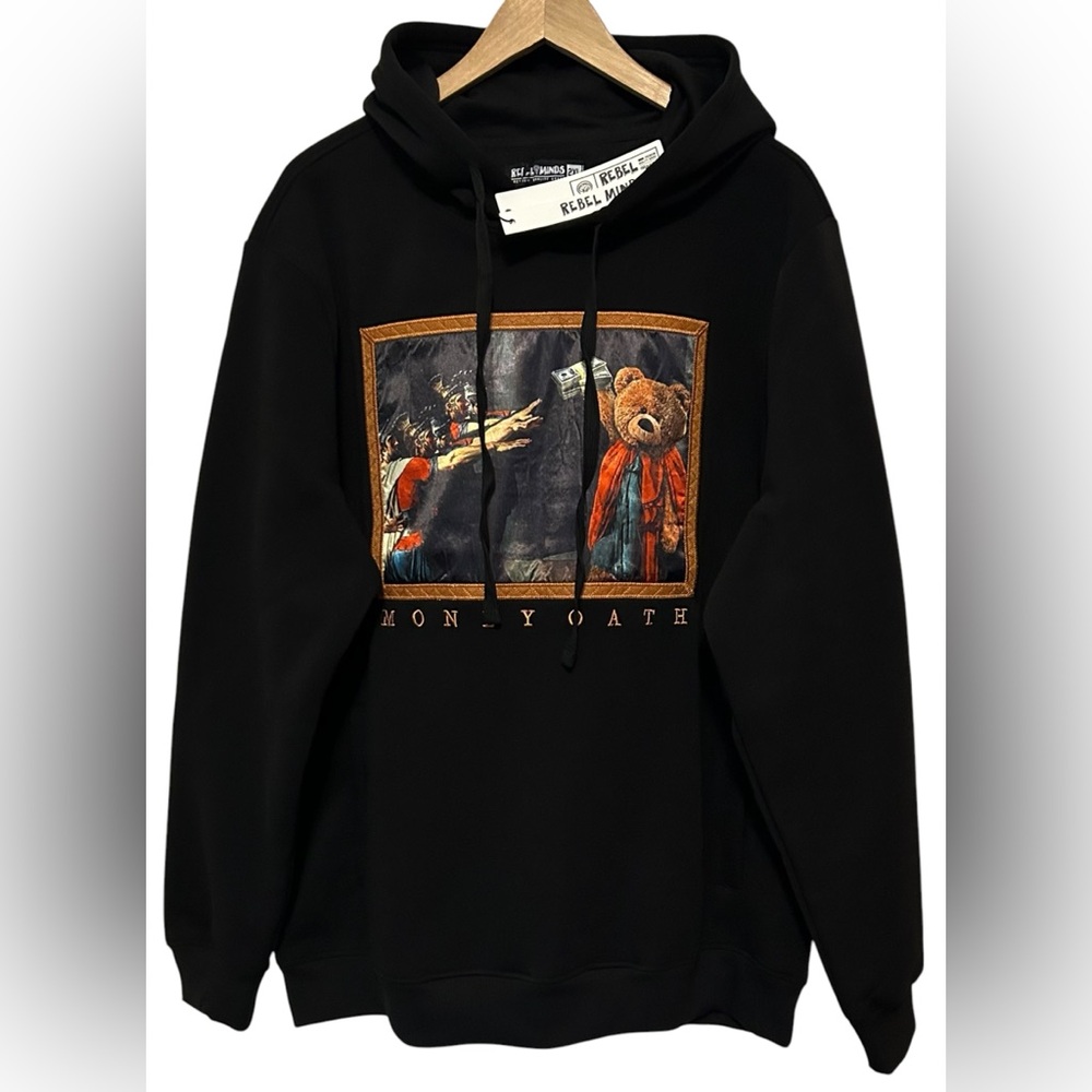 NWT Rebel Minds Money Oath Hoodie SZ 2XL